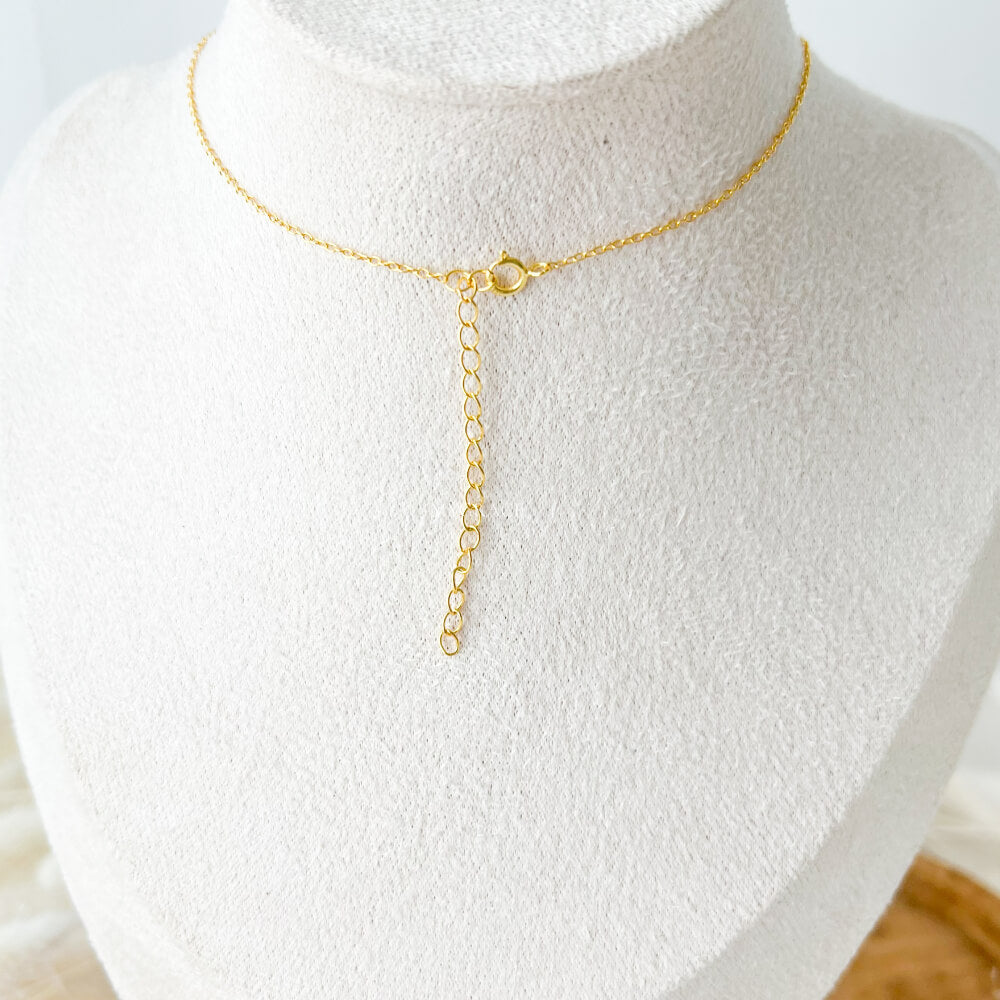 Halskette Silber 925 mit Anhängern, mehrfarbig, goldene Kette, vergoldet, MYGRACE
